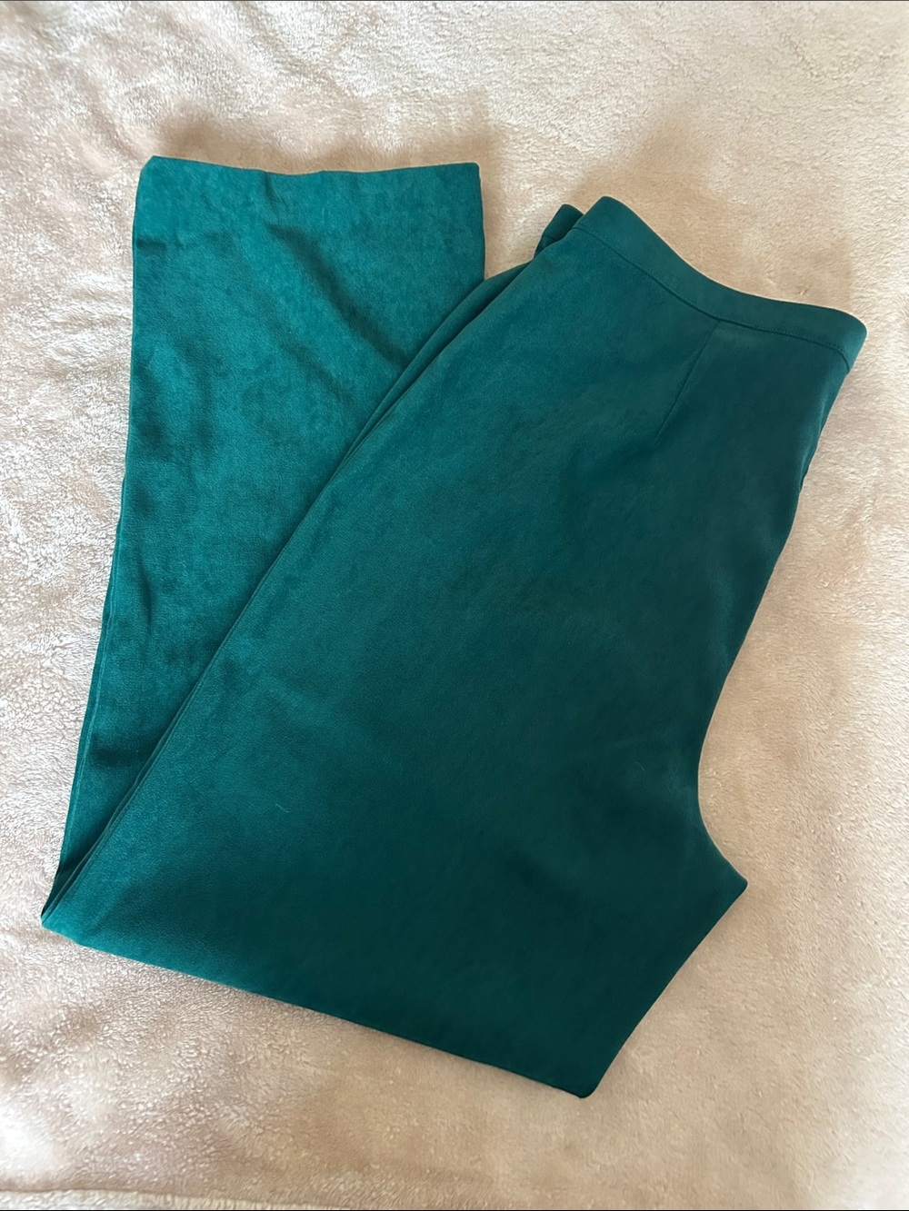 Straight Leg Women's Pants in Teal - Classic Everyday Style